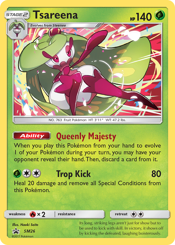 Tsareena (SM26) [Sun & Moon: Black Star Promos] | Cracking-Singles