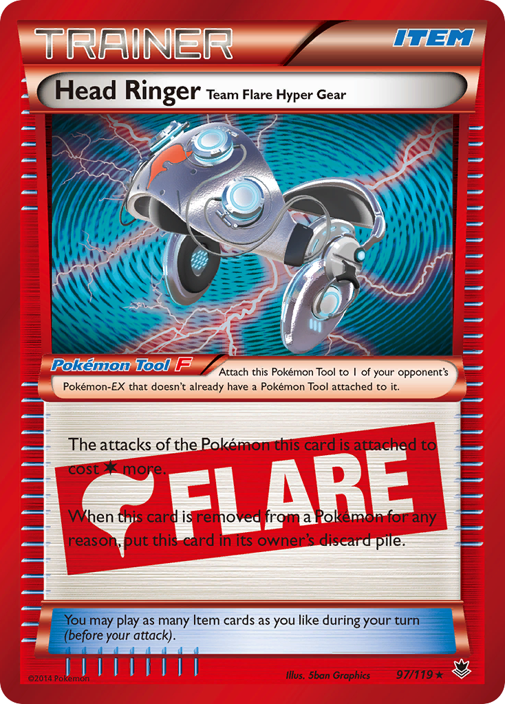 Head Ringer Team Flare Hyper Gear (97/119) [XY: Phantom Forces] | Cracking-Singles