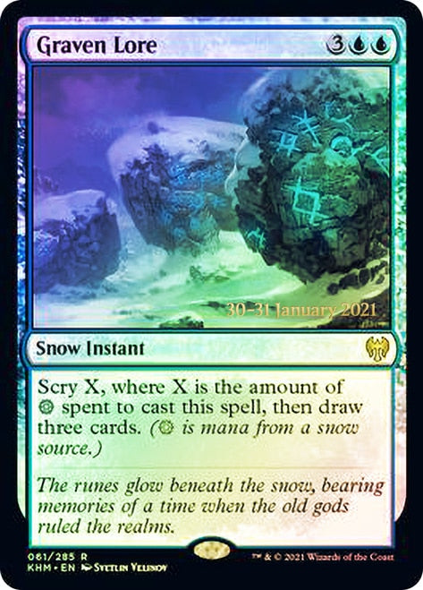 Graven Lore   [Kaldheim Prerelease Promos] | Cracking-Singles