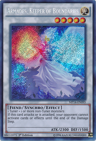 Armades, Keeper of Boundaries [MP14-EN095] Secret Rare | Cracking-Singles