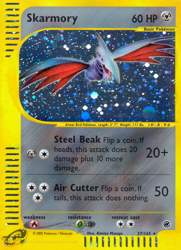 Skarmory (27/165) [Expedition: Base Set] | Cracking-Singles