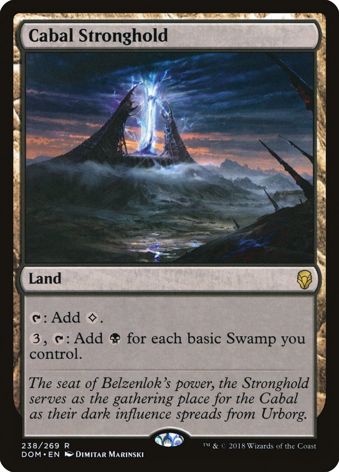 Cabal Stronghold [Dominaria] | Cracking-Singles