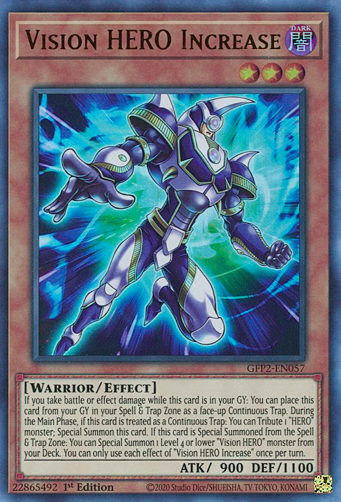 Vision HERO Increase [GFP2-EN057] Ultra Rare | Cracking-Singles