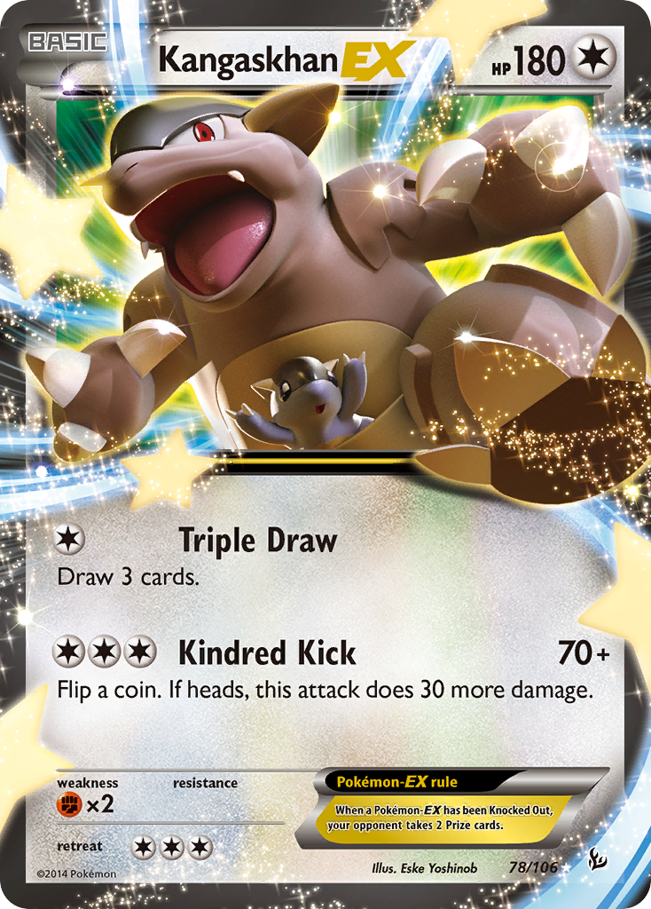 Kangaskhan EX (78/106) [XY: Flashfire] | Cracking-Singles