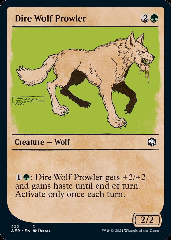 Dire Wolf Prowler (Showcase) [Dungeons & Dragons: Adventures in the Forgotten Realms] | Cracking-Singles