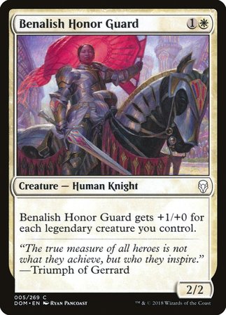 Benalish Honor Guard [Dominaria] | Cracking-Singles