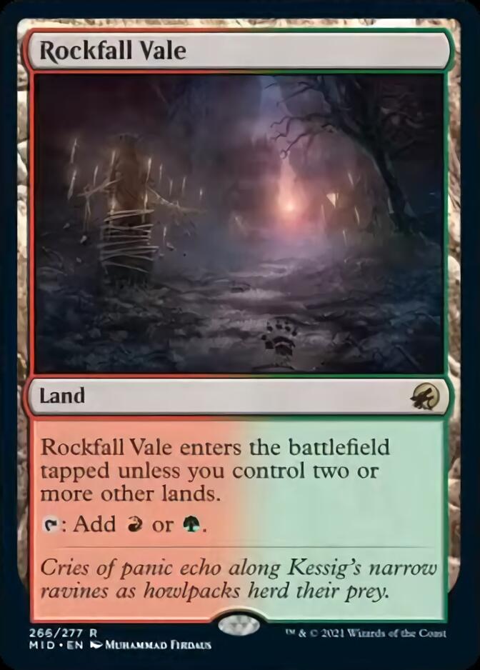 Rockfall Vale [Innistrad: Midnight Hunt] | Cracking-Singles