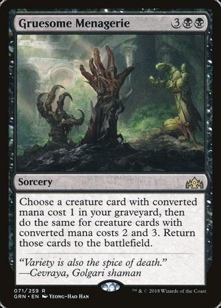 Gruesome Menagerie [Guilds of Ravnica] | Cracking-Singles