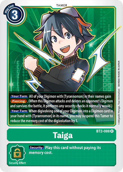 Taiga [BT2-088] [Release Special Booster Ver.1.0] | Cracking-Singles