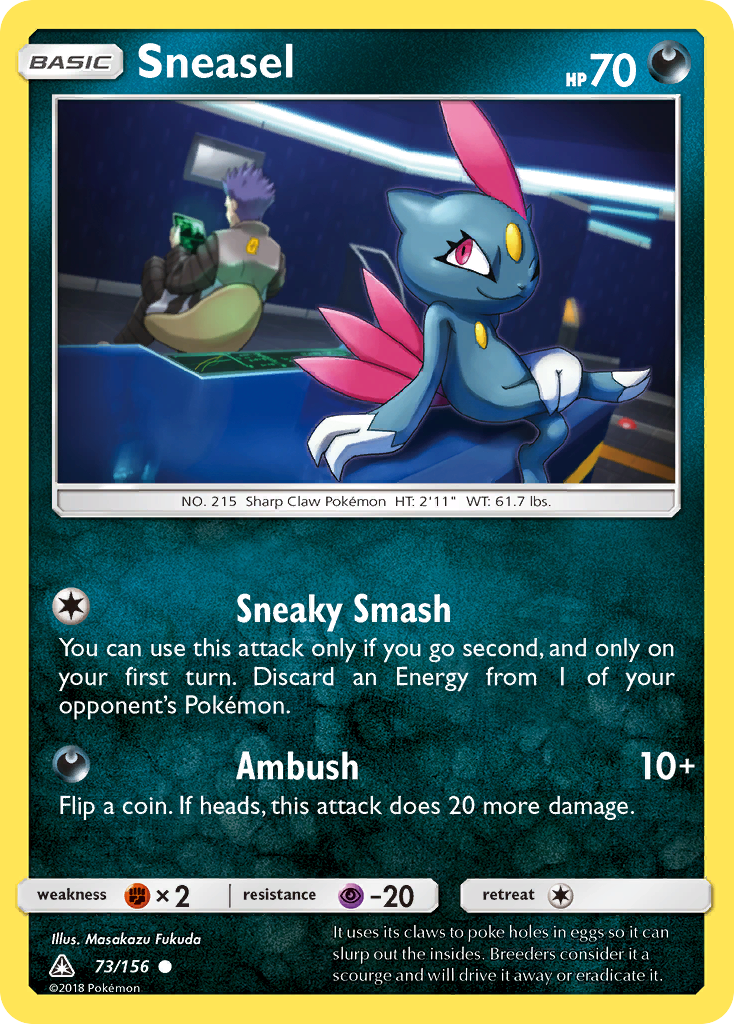 Sneasel (73/156) [Sun & Moon: Ultra Prism] | Cracking-Singles