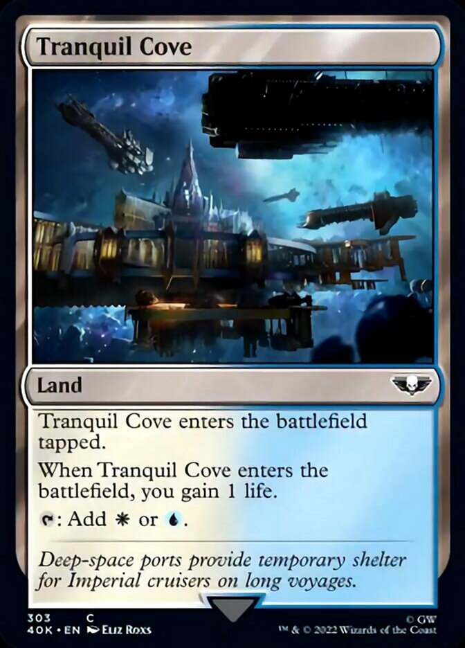 Tranquil Cove (Surge Foil) [Universes Beyond: Warhammer 40,000] | Cracking-Singles