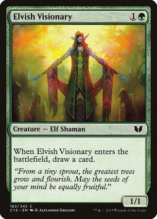 Elvish Visionary [Commander 2015] | Cracking-Singles