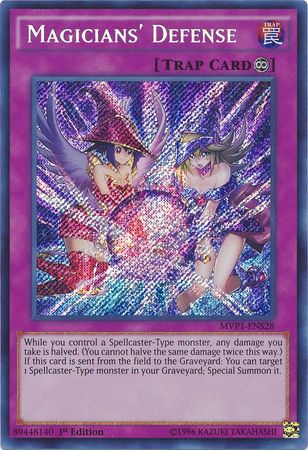 Magicians' Defense [MVP1-ENS28] Secret Rare | Cracking-Singles