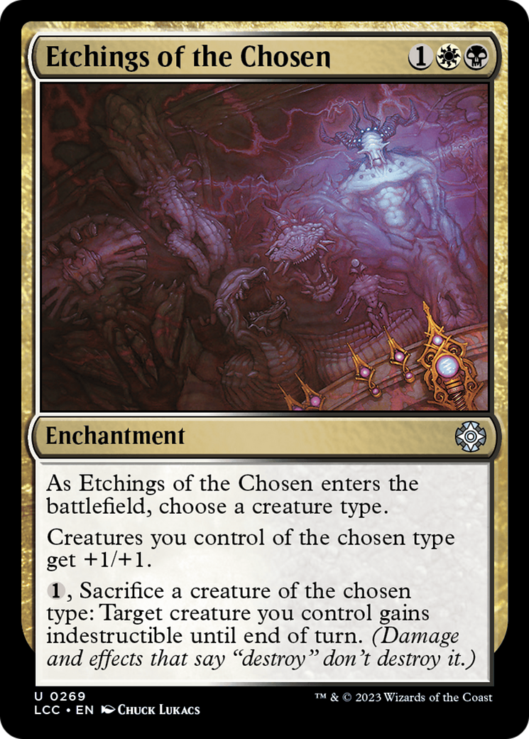 Etchings of the Chosen [The Lost Caverns of Ixalan Commander] | Cracking-Singles