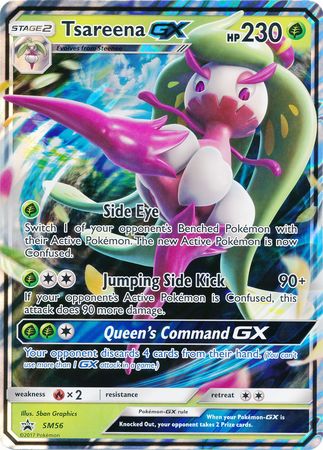 Tsareena GX (SM56) (Jumbo Card) [Sun & Moon: Black Star Promos] | Cracking-Singles