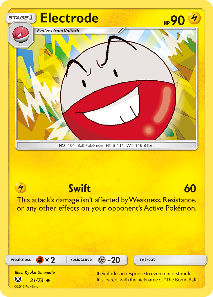 Electrode (31/73) [Sun & Moon: Shining Legends] | Cracking-Singles