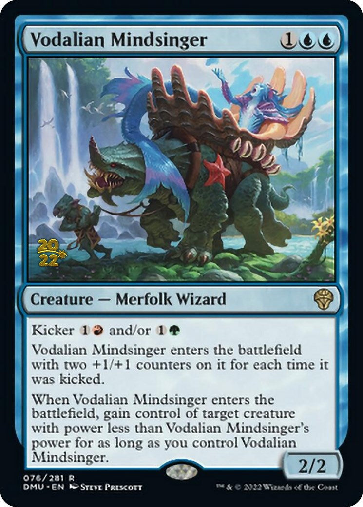 Vodalian Mindsinger [Dominaria United Prerelease Promos] | Cracking-Singles