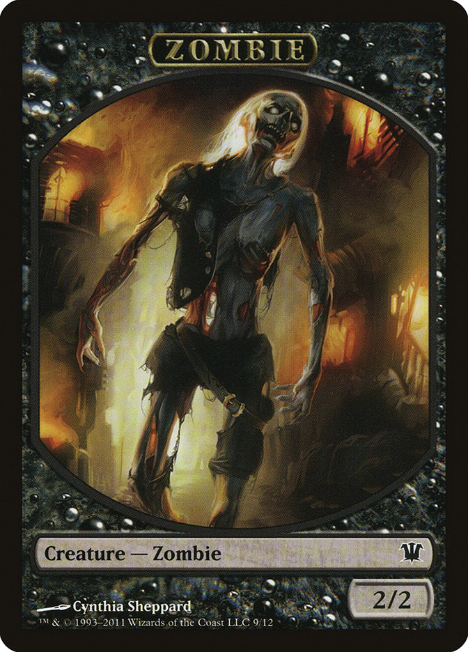 Zombie (9/12) [Innistrad Tokens] | Cracking-Singles