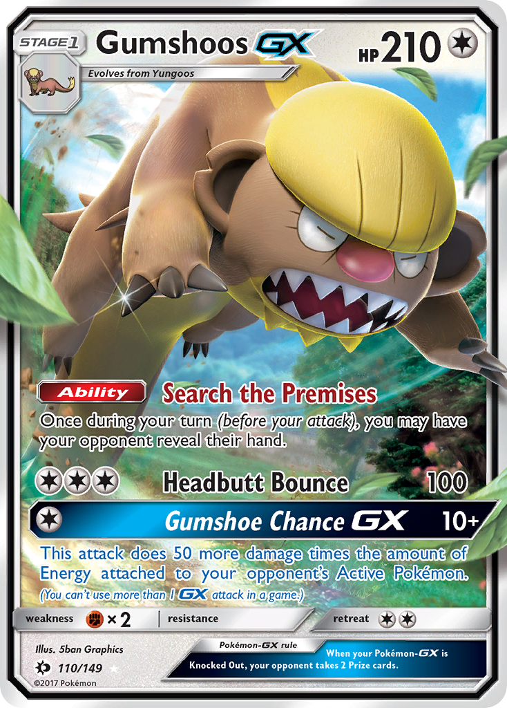 Gumshoos GX (110/149) [Sun & Moon: Base Set] | Cracking-Singles