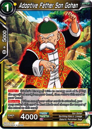 Adoptive Father Son Gohan [BT4-091] | Cracking-Singles