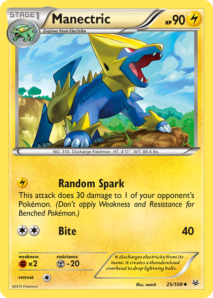 Manectric (25/108) [XY: Roaring Skies] | Cracking-Singles