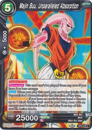 Majin Buu, Unparalleled Absorption [BT9-078] | Cracking-Singles