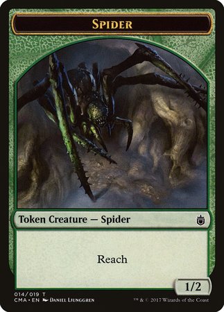 Spider Token (014) [Commander Anthology Tokens] | Cracking-Singles