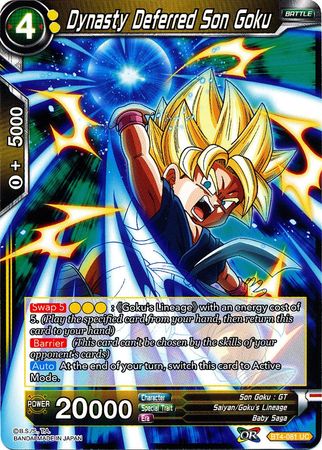 Dynasty Deferred Son Goku [BT4-081] | Cracking-Singles