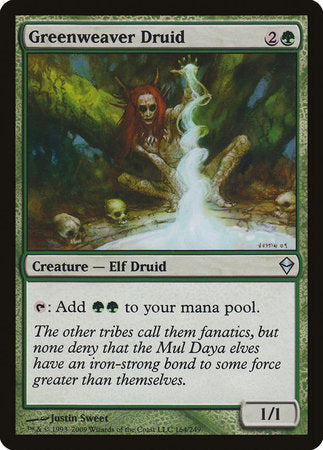 Greenweaver Druid [Zendikar] | Cracking-Singles