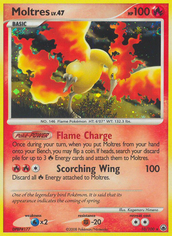 Moltres (10/100) [Diamond & Pearl: Majestic Dawn] | Cracking-Singles