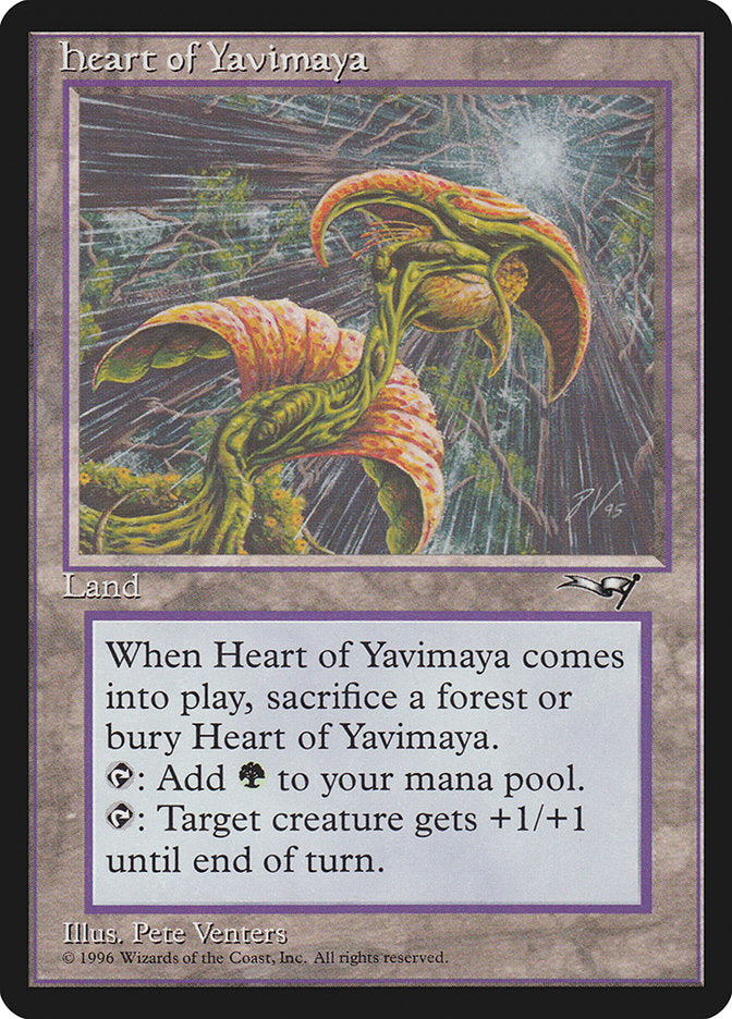 Heart of Yavimaya [Alliances] | Cracking-Singles