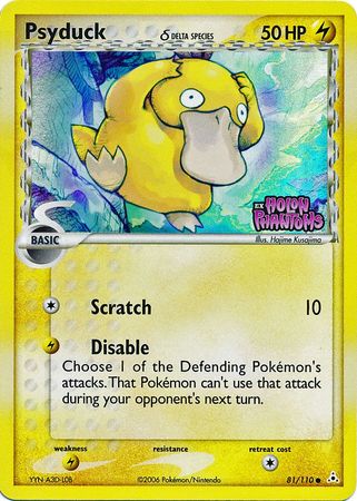 Psyduck (81/110) (Delta Species) (Stamped) [EX: Holon Phantoms] | Cracking-Singles