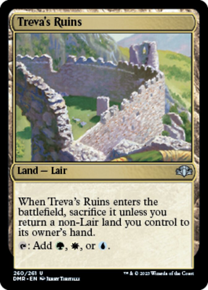 Treva's Ruins [Dominaria Remastered] | Cracking-Singles