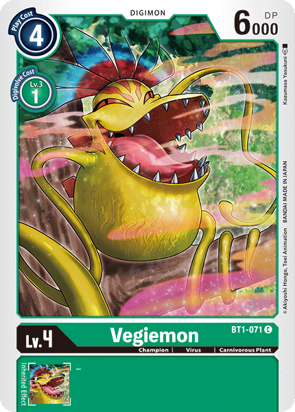 Vegiemon [BT1-071] [Release Special Booster Ver.1.0] | Cracking-Singles