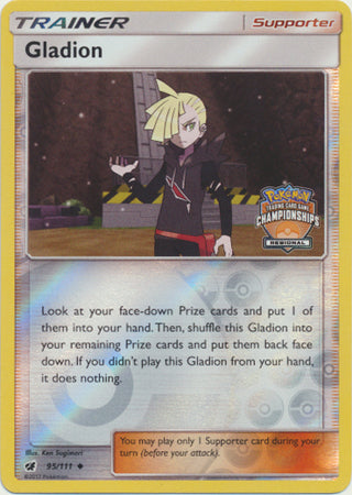 Gladion (95/111) (Regional Championship Promo) [Sun & Moon: Crimson Invasion] | Cracking-Singles