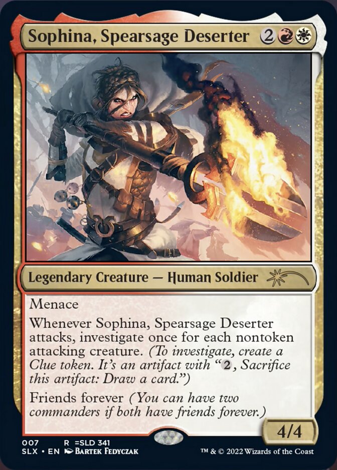 Sophina, Spearsage Deserter [Secret Lair: Universes Within] | Cracking-Singles