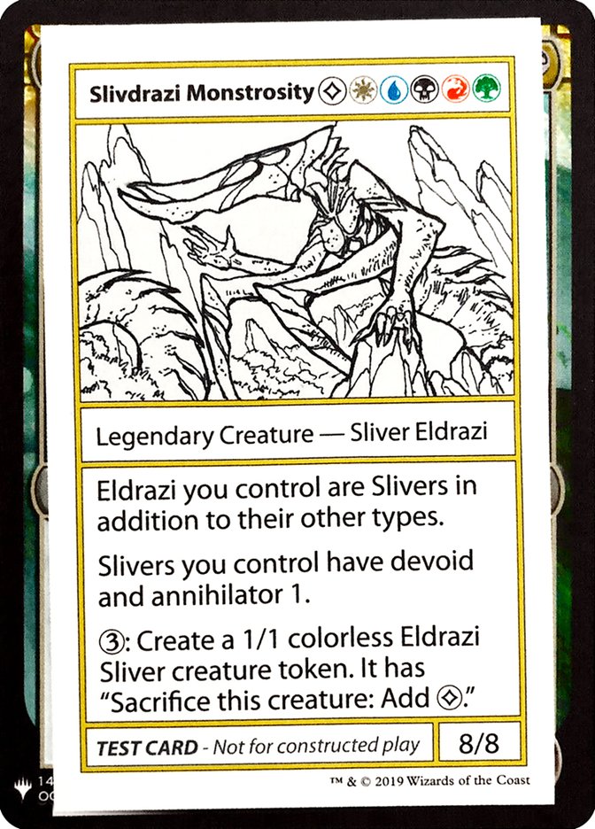 Slivdrazi Monstrosity [Mystery Booster Playtest Cards] | Cracking-Singles