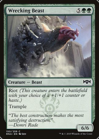 Wrecking Beast [Ravnica Allegiance] | Cracking-Singles