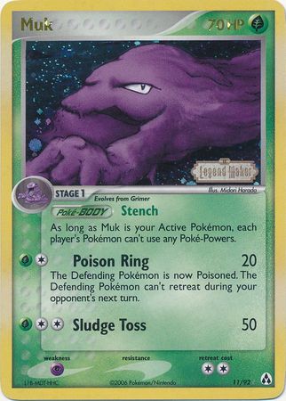 Muk (11/92) (Stamped) [EX: Legend Maker] | Cracking-Singles