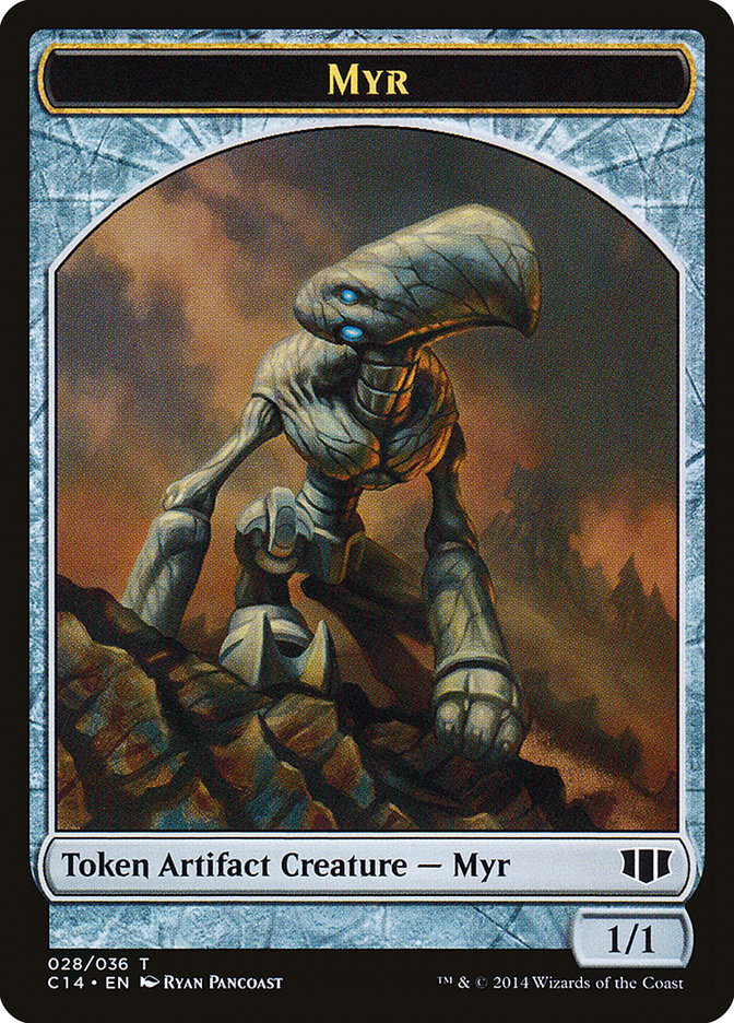 Myr // Pentavite Double-sided Token [Commander 2014 Tokens] | Cracking-Singles