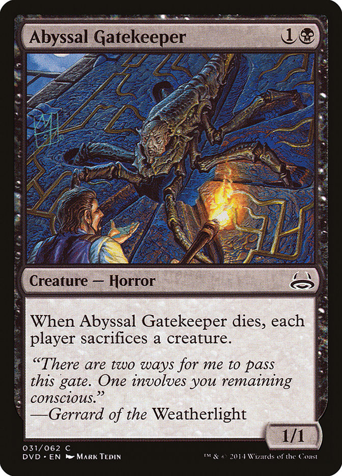 Abyssal Gatekeeper (Divine vs. Demonic) [Duel Decks Anthology] | Cracking-Singles