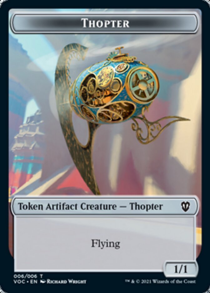 Spirit (003) // Thopter Double-sided Token [Innistrad: Crimson Vow Commander Tokens] | Cracking-Singles