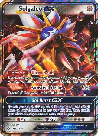 Solgaleo GX (89/149) (Jumbo Card) [Sun & Moon: Base Set] | Cracking-Singles