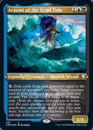 Araumi of the Dead Tide (Foil Etched) [Commander Legends] | Cracking-Singles