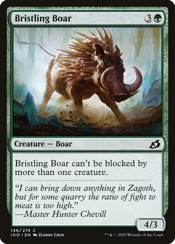 Bristling Boar [Ikoria: Lair of Behemoths] | Cracking-Singles