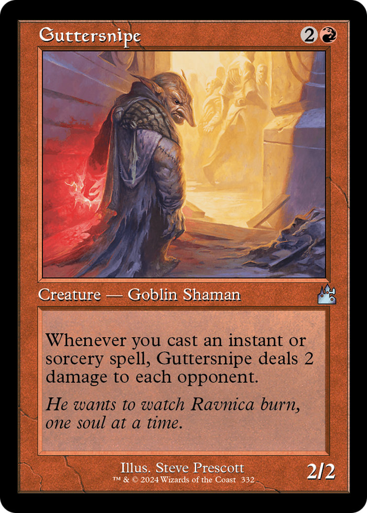 Guttersnipe (Retro Frame) [Ravnica Remastered] | Cracking-Singles