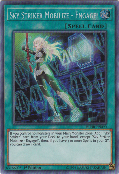 Sky Striker Mobilize - Engage! [BLHR-EN090] Secret Rare | Cracking-Singles