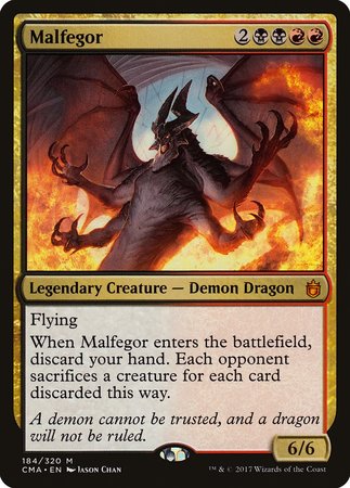 Malfegor [Commander Anthology] | Cracking-Singles