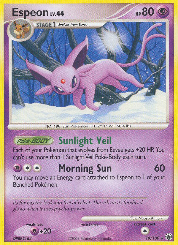 Espeon (18/100) [Diamond & Pearl: Majestic Dawn] | Cracking-Singles