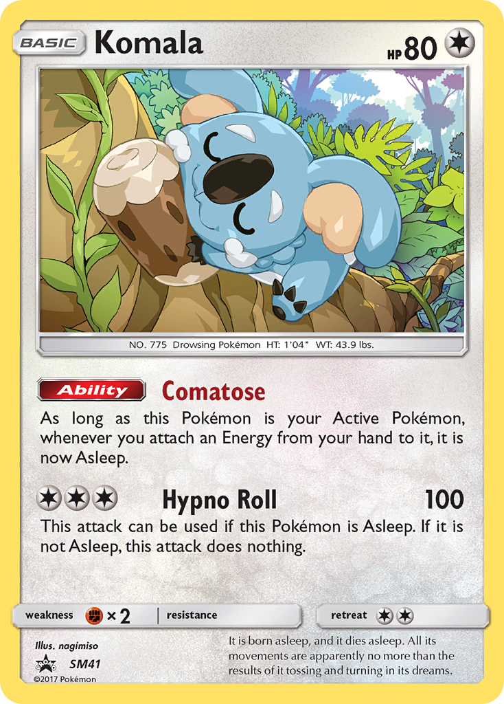 Komala (SM41) [Sun & Moon: Black Star Promos] | Cracking-Singles